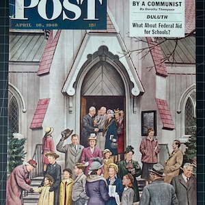 Vintage 1949 Samstag Abend Post Magazin Cover