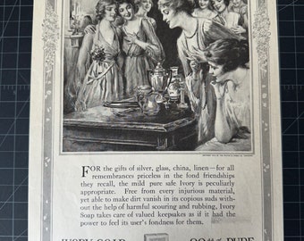 Vintage 1918 Ivory Soap Print advertisement