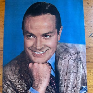 Vintage 1950s Bob Hope Magazine Portrait
