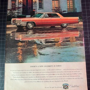 Vintage 1965 Cadillac Print Ad