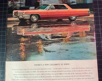 Vintage 1965 Cadillac Print Ad