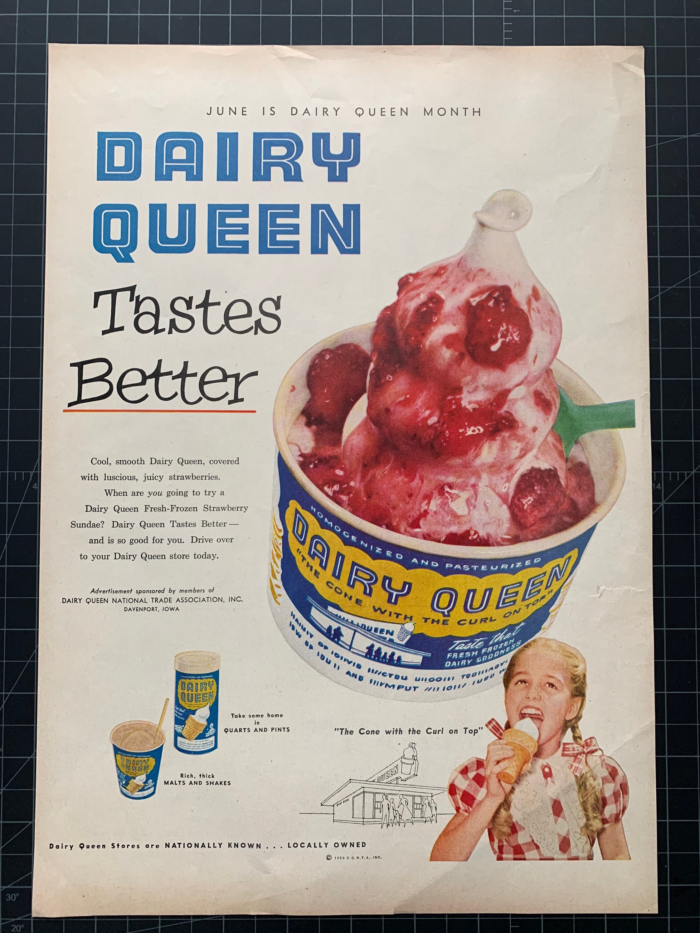 Dairy Queen Ice Cream Sundae