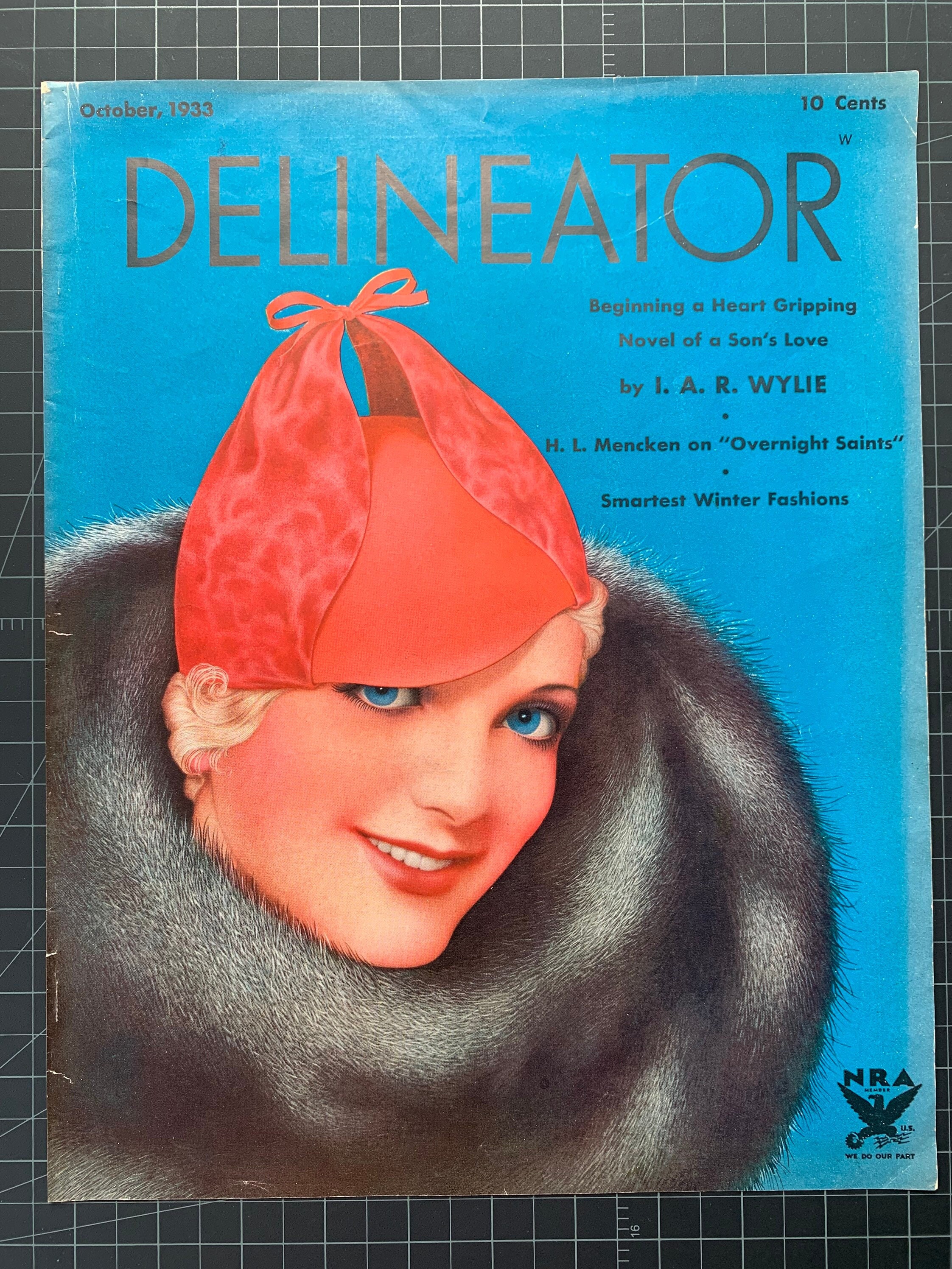 在庫一掃セール売れ筋ランキング the 1933 Vintage Delineator Etsy - Covervintage Magazine Fashion 洋書