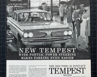 Vintage 1961 Pontiac Tempest Original Advertisement
