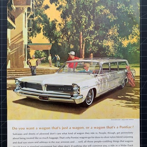 Vintage 1963 pontiac catalina print advertisement