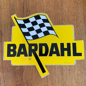 Vintage 1960&#39;s bardahl sticker, hot rod, drag racingvintage