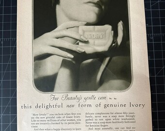 Vintage 1926 Ivory Soap Original Print Ad