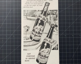 1932年ヴィンテージ ホワイトロック スパークリングウォーター