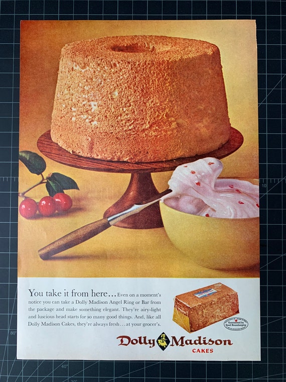 Vintage 1960s Dolly Madison Cakes Print Ad Etsy