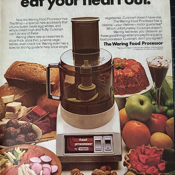 Cuisinart Vintage Food Processor Etsy