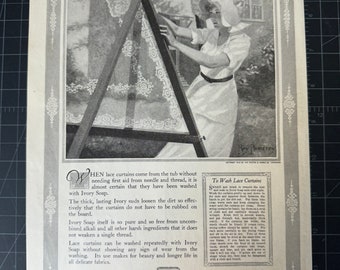 Vintage 1918 Ivory Soap Original Print Ad