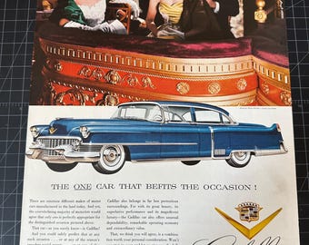 クラシックカー 13インチ x 19インチ 光沢写真 - 1947年式キャデラック