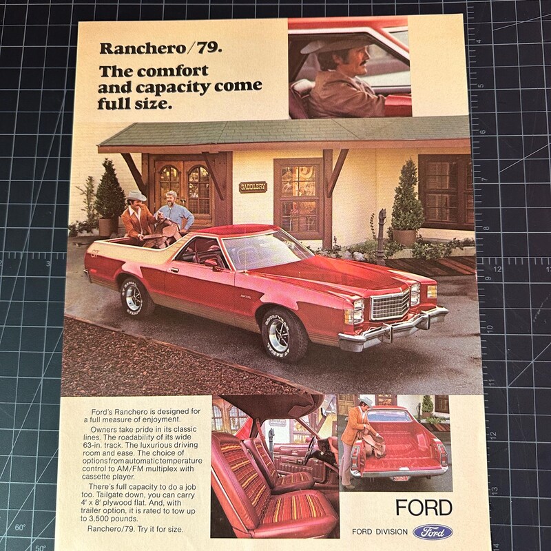 Ford Ranchero - Etsy
