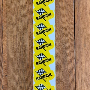 Vintage 1960s Bardahl Sticker Strip, Hot Rod, Drag Racing