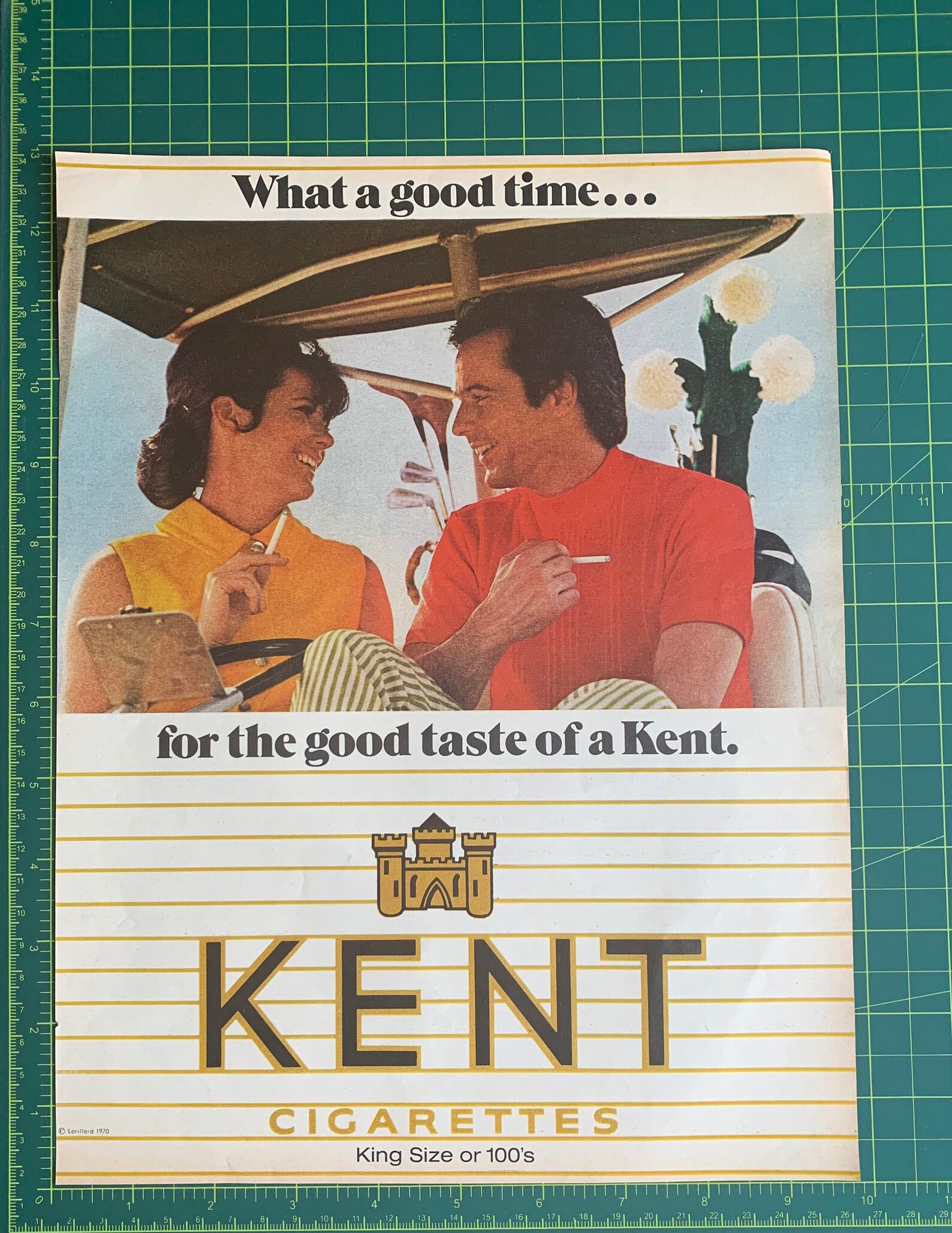 Vintage 1970 Kent Cigarettes Print Ad Etsy UK