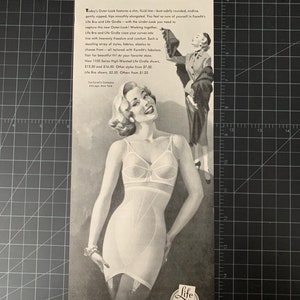 Original Vintage Lingerie Advertisement for 1963 Formfit Summer Coolers  Young Lift Teen Bra