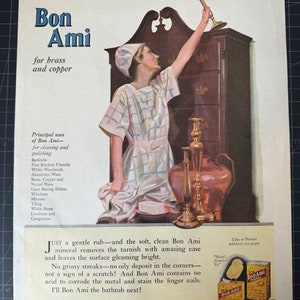 Vintage 1921 Bon Ami Print advertisement