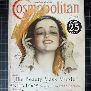 Rare vintage june 1930 cosmopolitan magazine cover onlyvintage