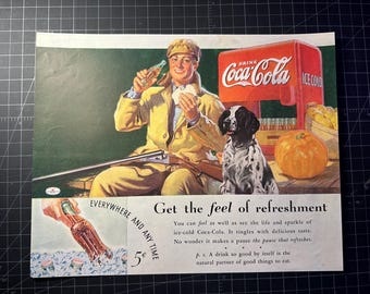 Vintage 1936 Coca-Cola Original Advertisement