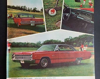 Vintage 1967 Plymouth Fury Print Ad