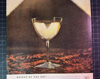 Vintage 1960s Smirnoff Vodka Print Ad