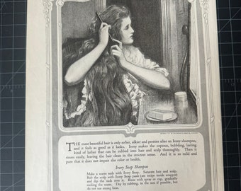 Vintage 1918 Ivory Soap Original Advertisement