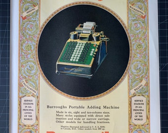 Burroughs Class 2 Duplex Calculating Machine, c. 1915