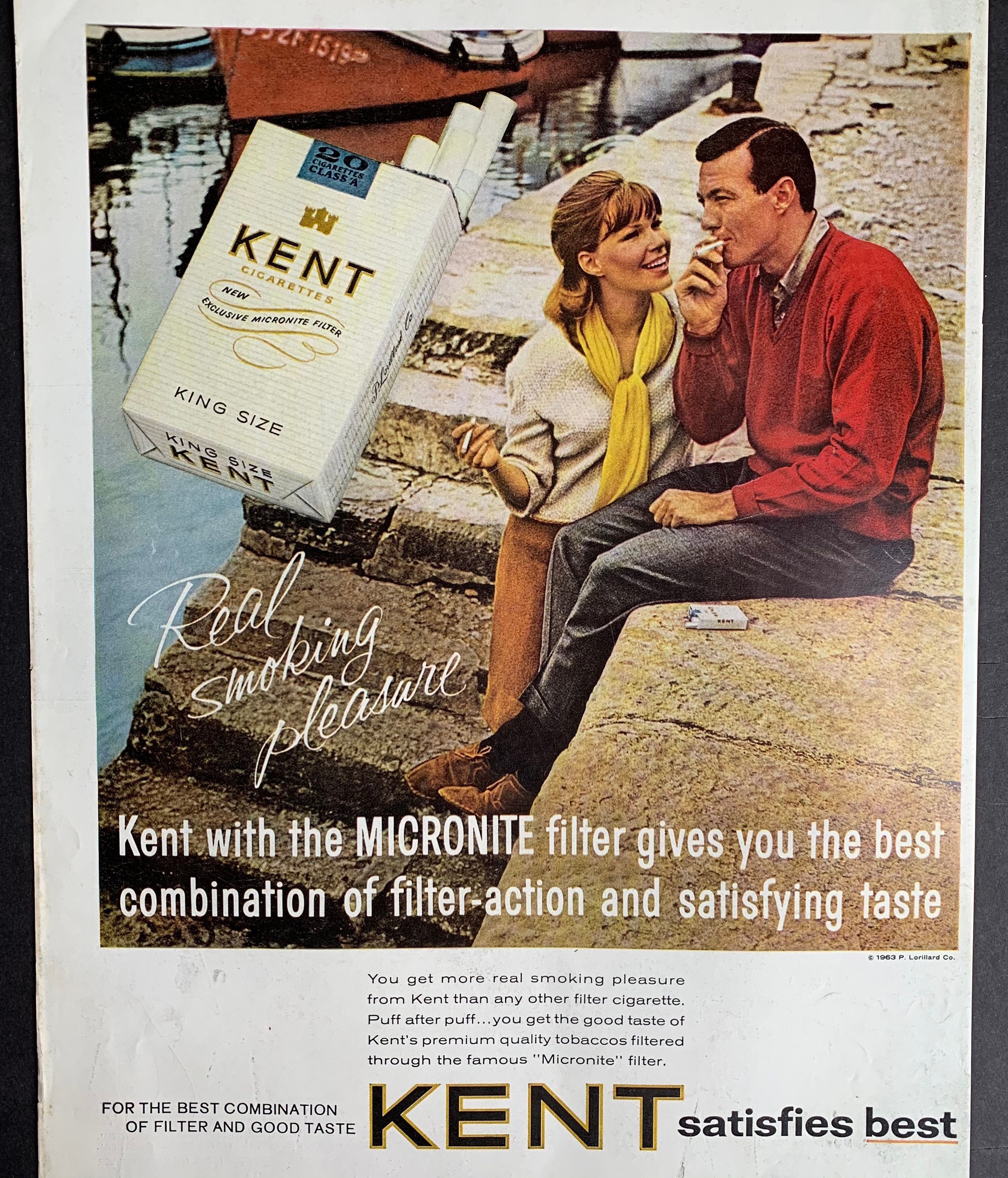 1950s Kent Cigarette Ads