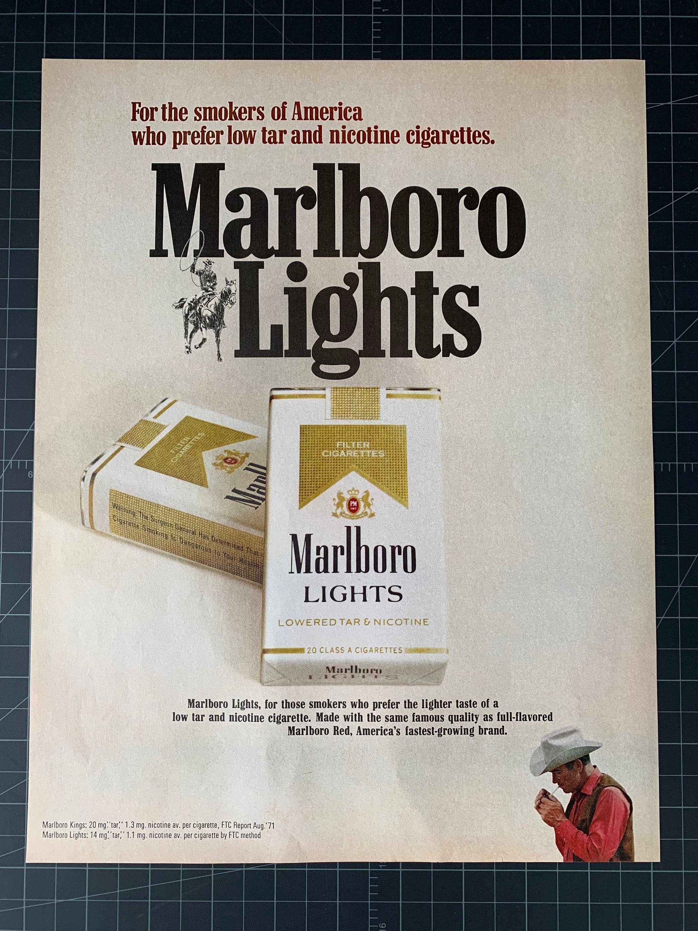 marlboro light short cigarettes Massive Vintage Up Cigarette Pack at 1stDibs MARLBORO GOLD BOX | ANA