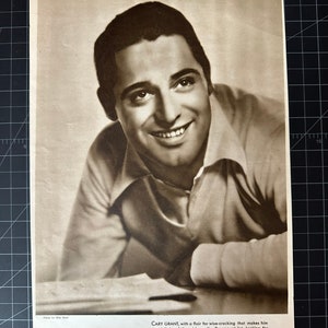 Zeldzame vintage Cary Grant-portret uit de jaren 1930