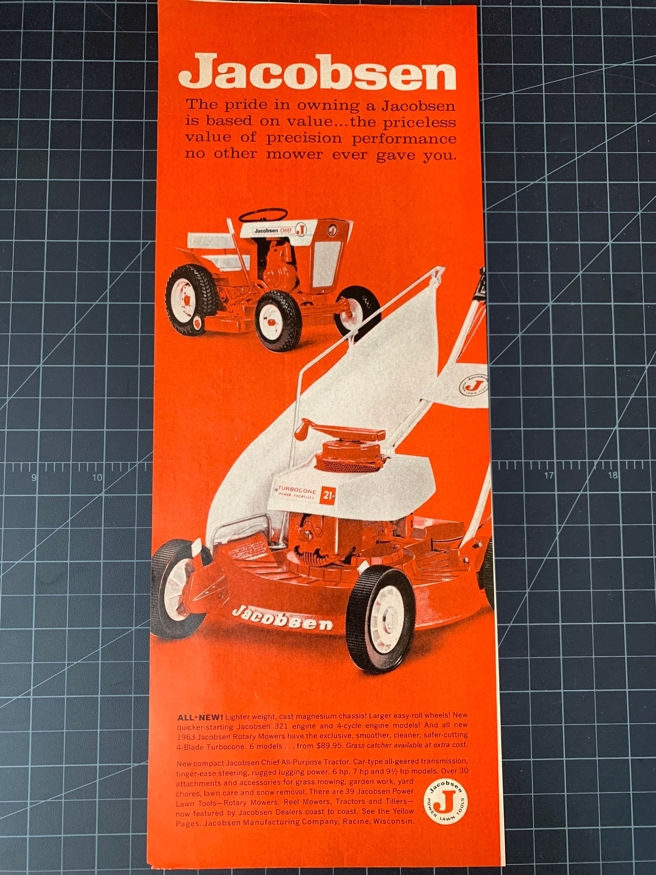 Vintage jacobsen lawn mower new arrivals