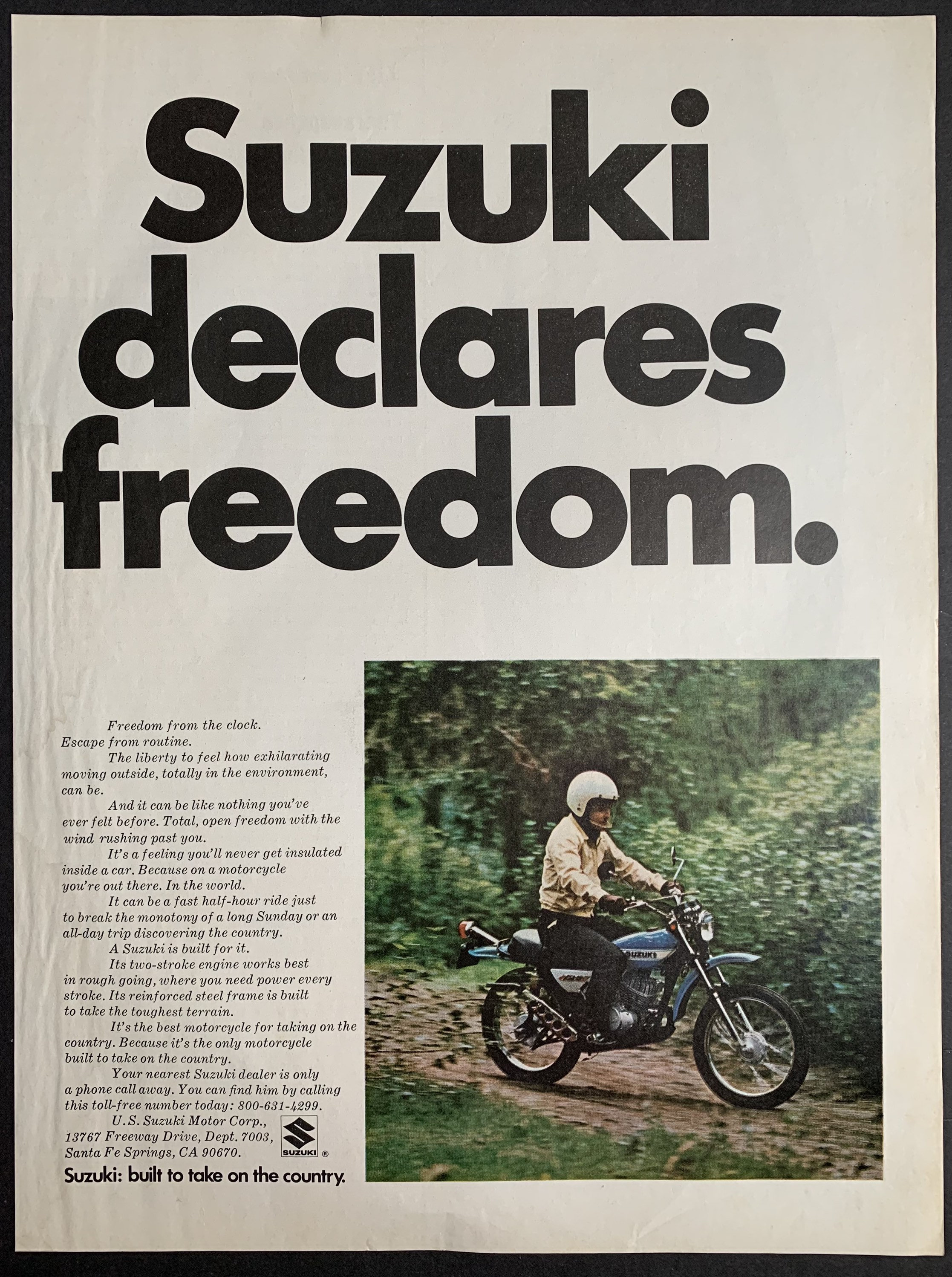 Suzuki ad 100
