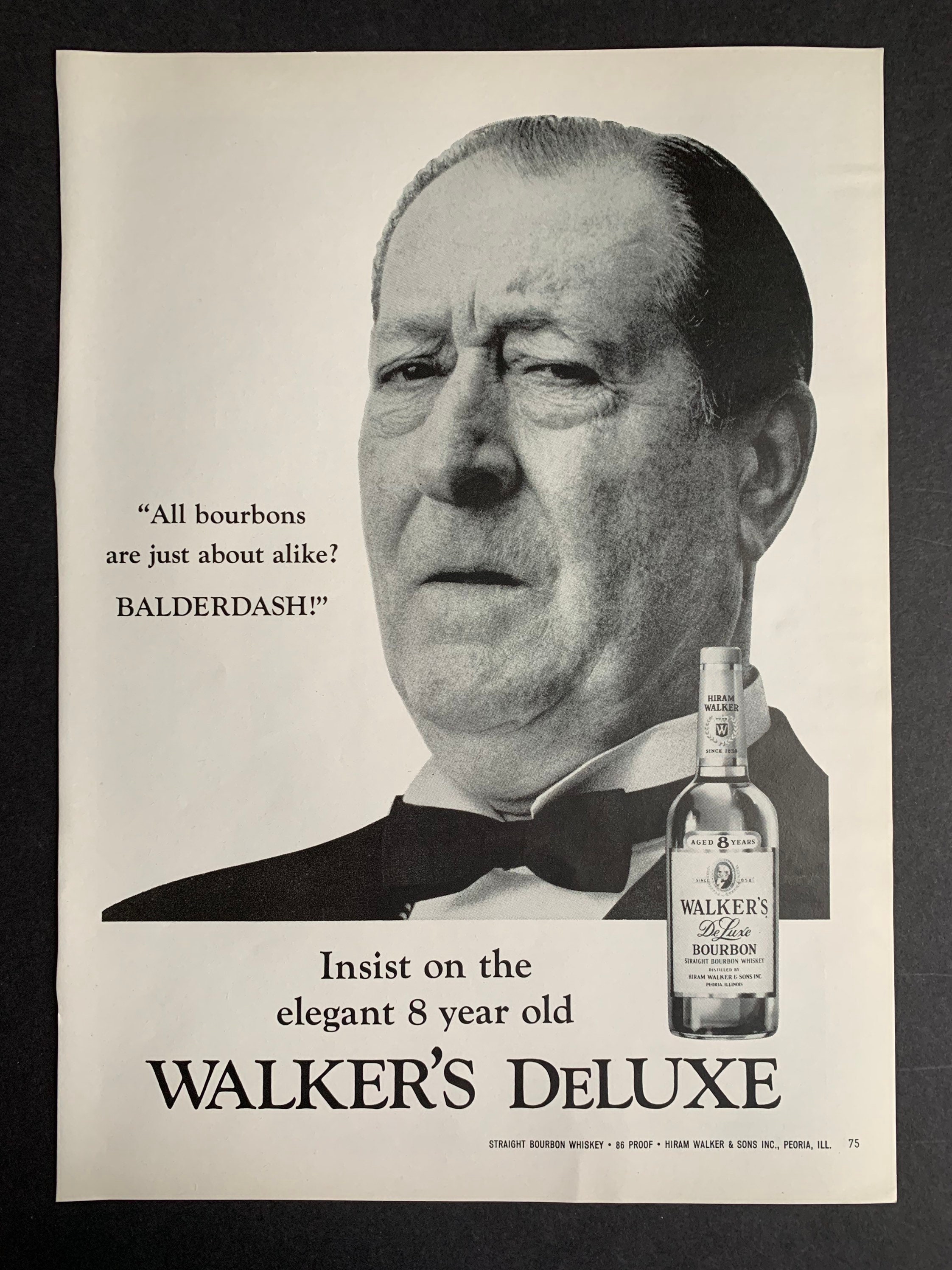 Doorbraak Fluisteren uitbarsting Vintage 1967 Walkers Deluxe Bourbon Whiskey Print Ad | Etsy