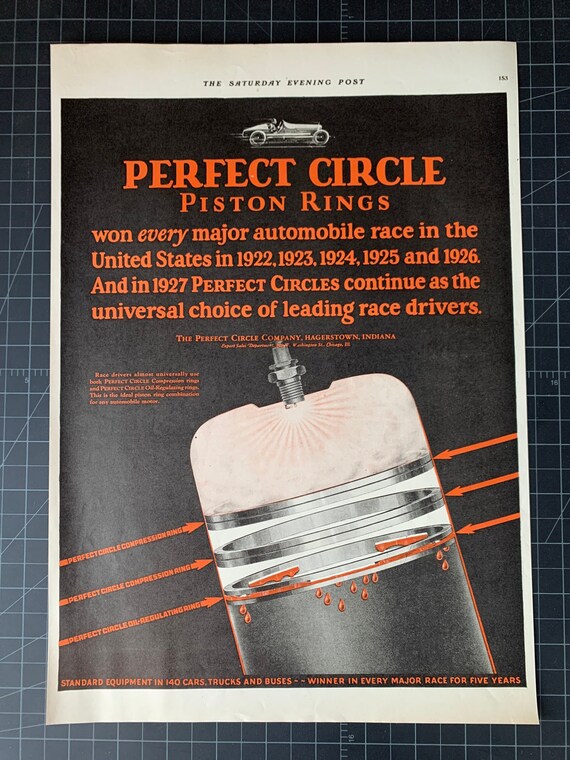 Perfect Circle 41286-STD-010 Piston Rings .010