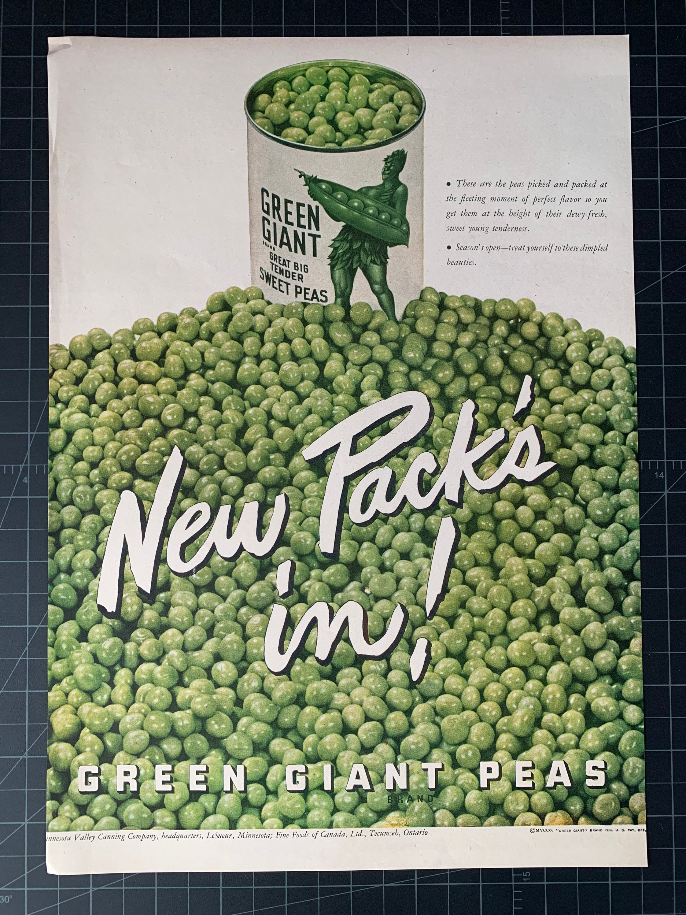 Green Giant Peas