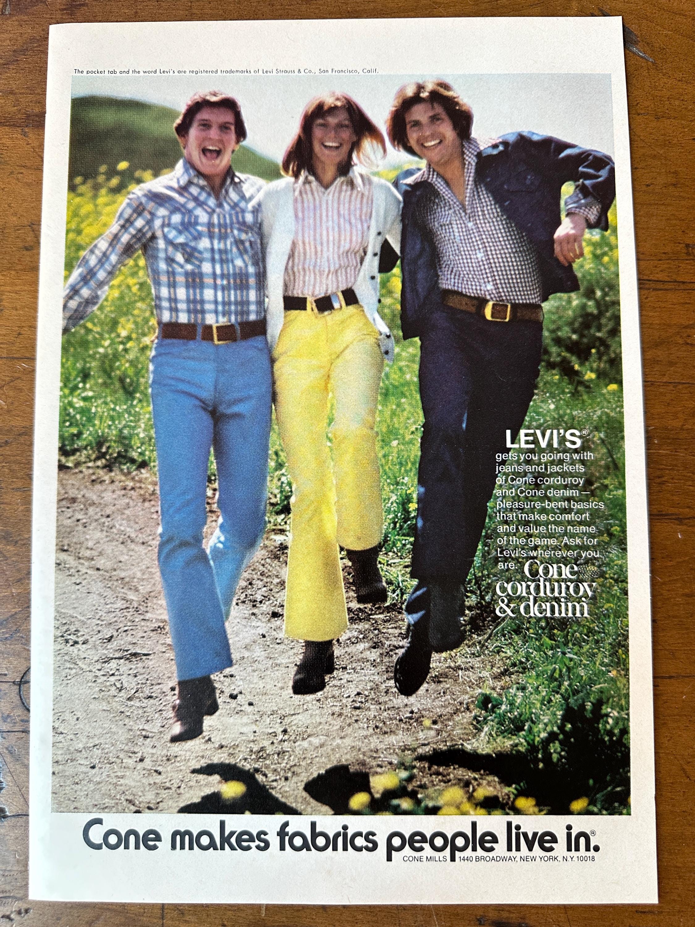 Levi's Advertisement - Etsy