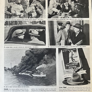 Vintage 1940s Stetson Hats Print Ad