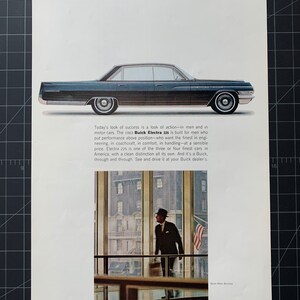 Vintage 1963 Buick Electra 225 Print advertisement