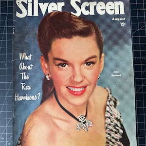 Vintage 1940s Silver Screen Titelblatt - Judy Garland - NUR COVER