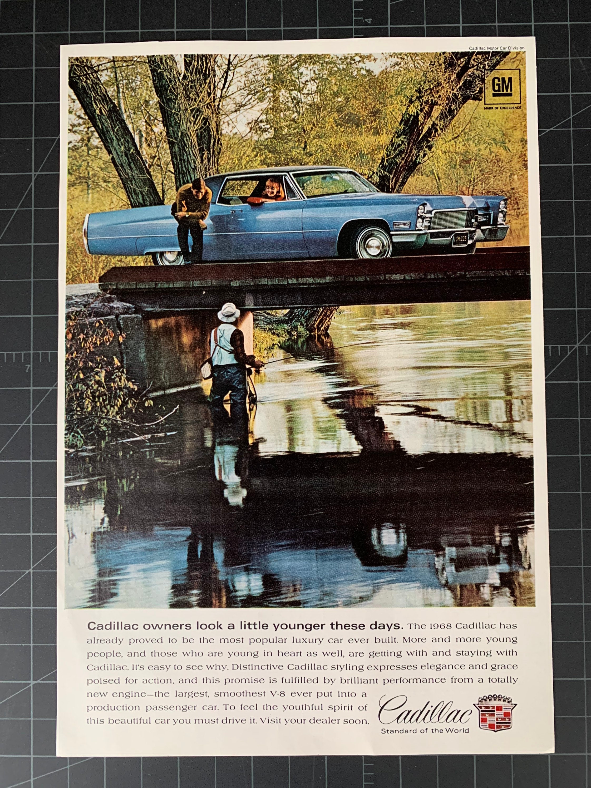 Vintage 1968 Cadillac Print advertisement