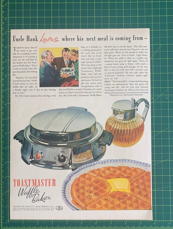 toastmaster waffle maker