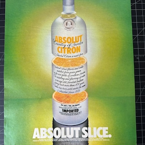 Jahrgang 1993 Absolut Vodka Print Ad
