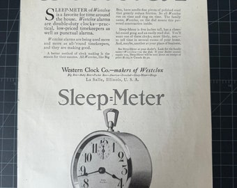 Vintage Westclox Travel Alarm Clock - Etsy
