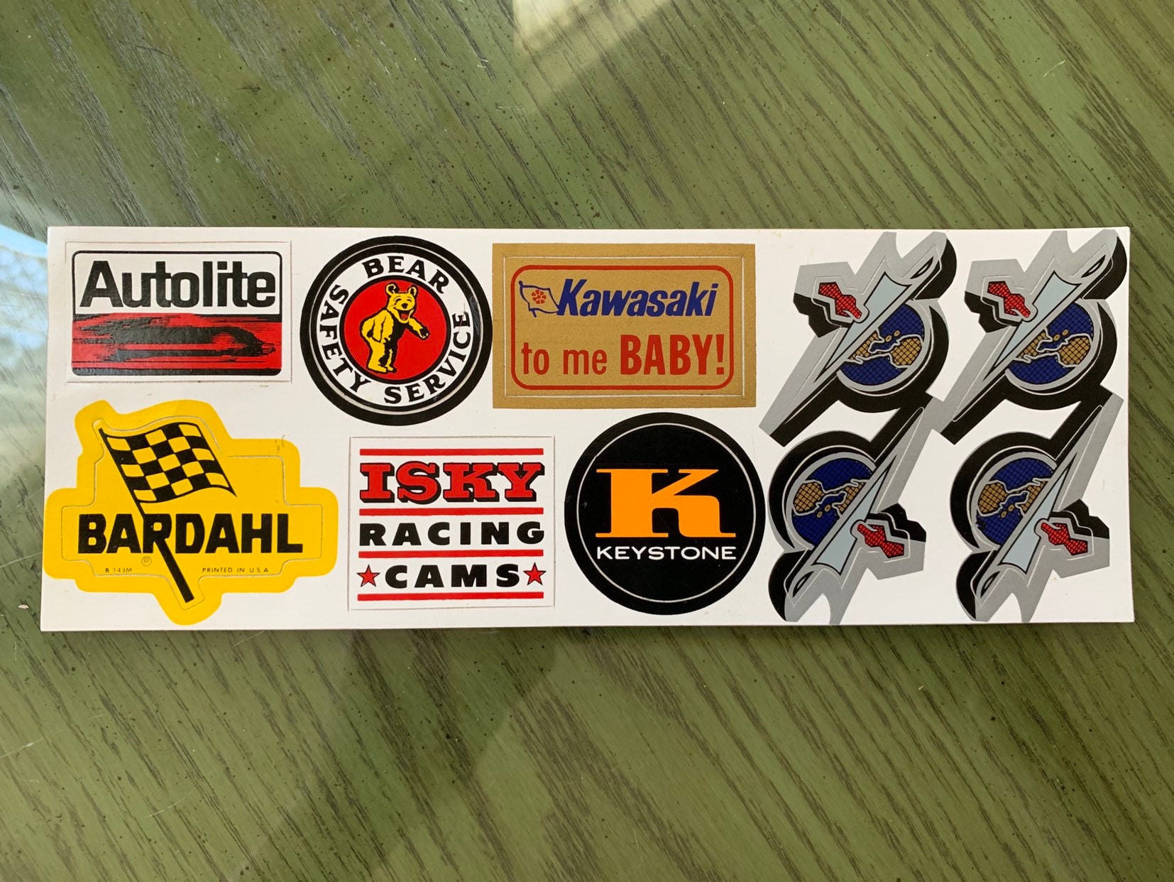 Adesivi vintage sticker Drag Racing Decal ADRL JE pistons -  Portugal