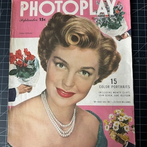 Copertina fotografica vintage anni &#39;40 - esther williams - solo copertina vintage