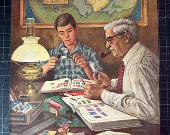 Lettre du samedi soir vintage 1954 - COUVERTURE UNIQUEMENT