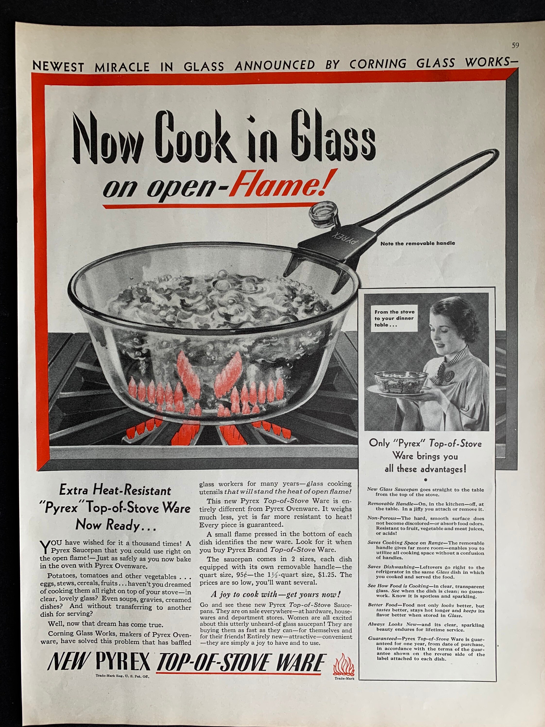 pyrex stovetop