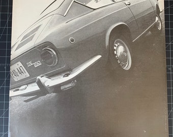 Vintage 1968 Fiat 850 Fastback Coupe Original Advertisement