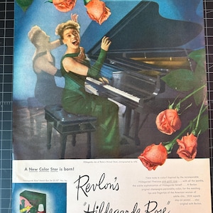Pubblicità stampata di cosmetici Revlon del 1946