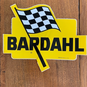 Vintage 1960s Bardahl Sticker, Hot Rod, Drag Racing